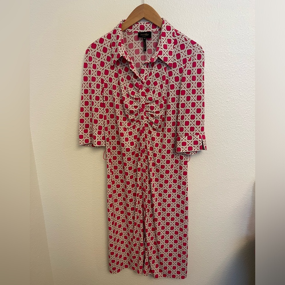 Laundry by Shelli Segal Button up dress size 12